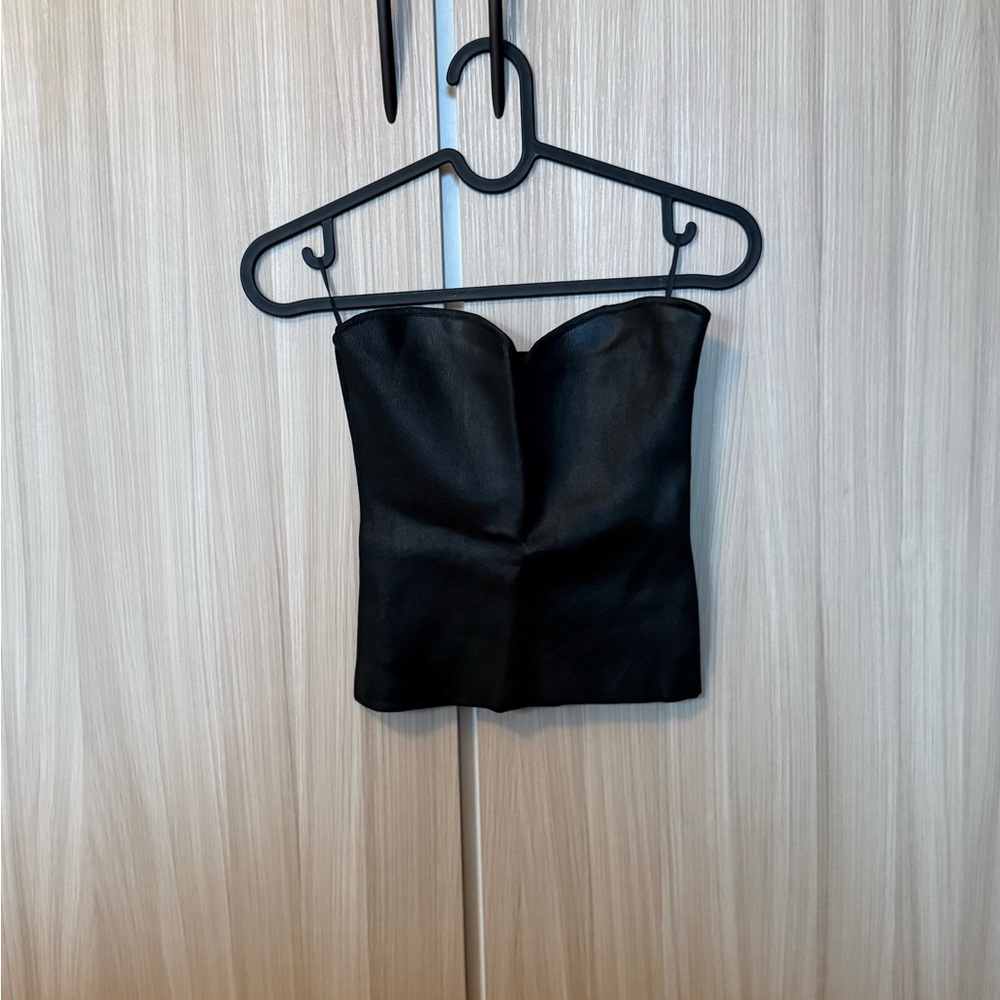 Zara sweetheart neck top